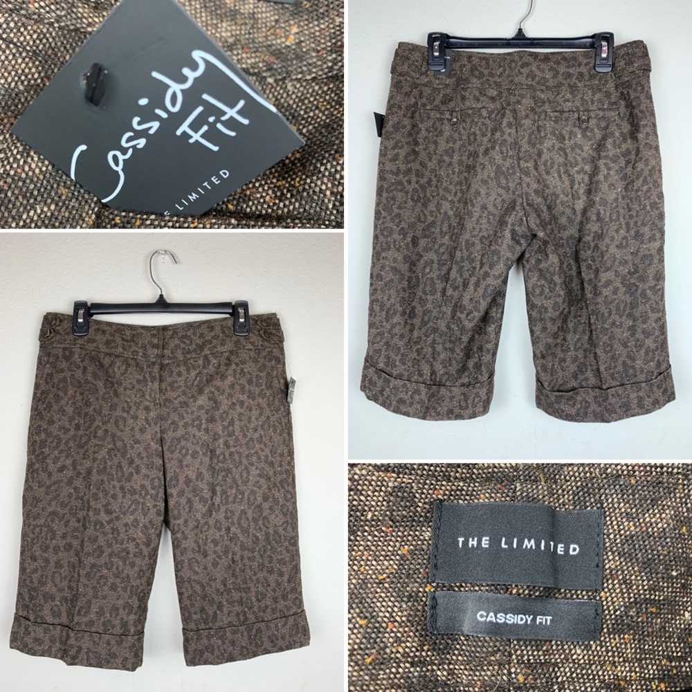 🛍 The Limited CASSIDY FIT Tweed Dress Shorts Sz 8